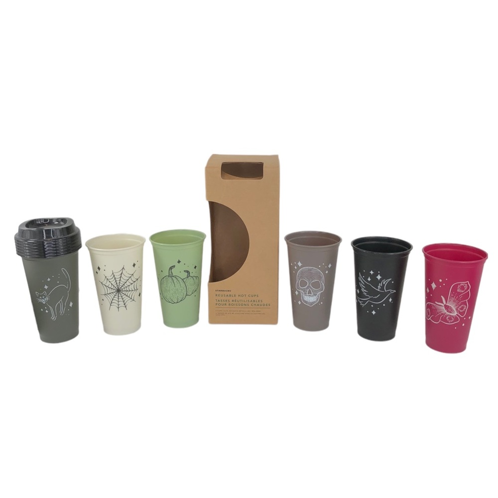 NEW Starbucks 2019 LIMITED EDITION Fall & Halloween Resuable Hot Cups
